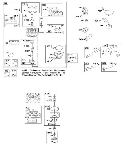 B&S - 44â  445577-0136-B1 C - Carburador, alimentação de combustível da marca Stihl