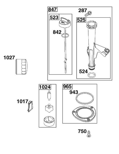B&S - 44â  44T977-0054-G1 L - BLOCO DA LUBRIFICAÃ‡ÃƒO da marca Stihl