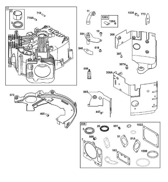 B&S - 49â  49E877-0021-G1 G - BLOCO DO CILINDRO da marca Stihl