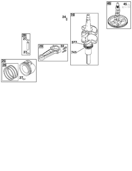 B&S - 49â  49T877-0046-G1 G - BLOCO DA CAMBOTA da marca Stihl