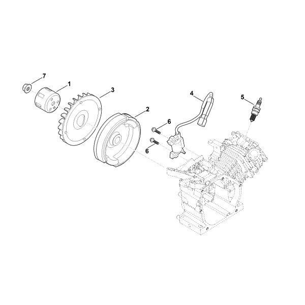 Imagem de I - Sistema de ignição, roda volante EHC 600.0 (EHC600-0001)