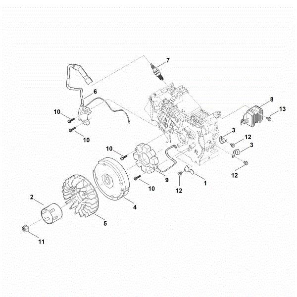 Imagem de I - Sistema de ignição, roda volante EHC 700.0 (EHC700-0002)