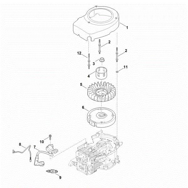 Imagem de I - Sistema de ignição, roda volante EVC 1000.0 (EVC1000-0001)