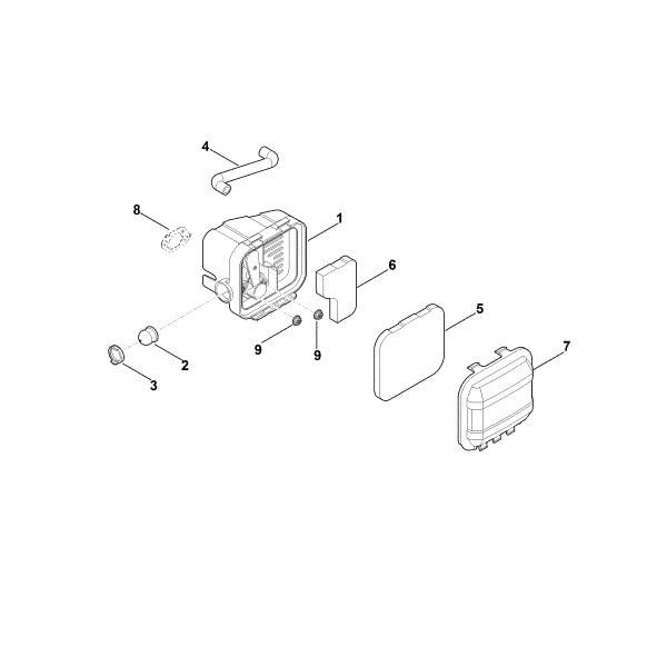 Imagem de B - Filtro de ar EVC 200.0 (EVC200-0001)