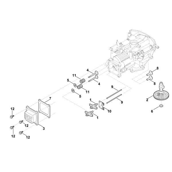 Imagem de H - Veio de excêntricos, válvulas EVC 200.0 (EVC200-0001)