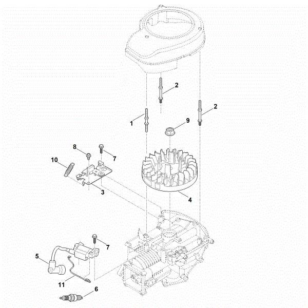 Imagem de I - Sistema de ignição, roda volante EVC 200.3 (EVC200-0007)