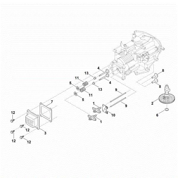 Imagem de H - Veio de excêntricos, válvulas EVC 200.3 C (EVC200-0006)