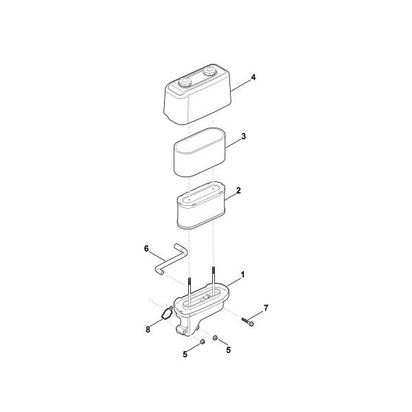 Imagem de B - Filtro de ar EVC 4000.0 (EVC4000-0001)