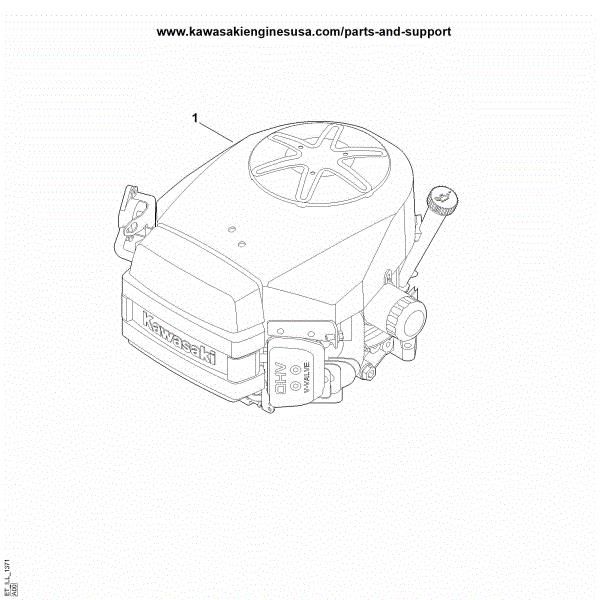 Imagem de A - Motor completo FH580V-AS51