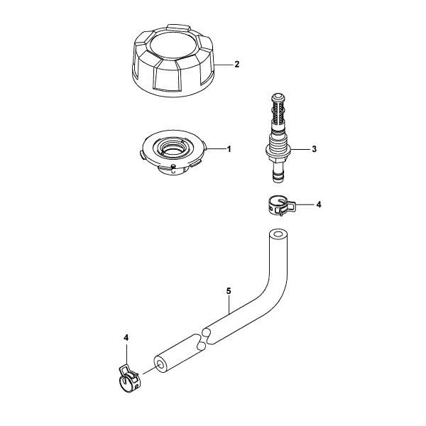Imagem de K - Conduta do combustível / filtro FJ180V-AM58