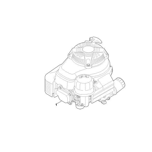 Imagem de A - Motor completo FJ180V-AM80