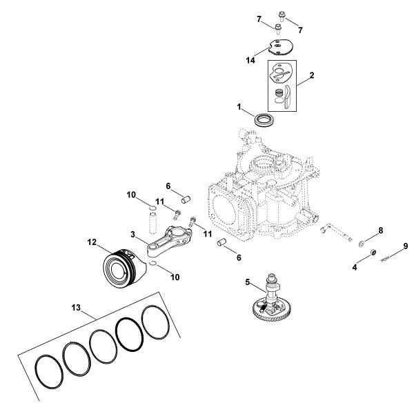 Imagem de C - Veio de excêntricos XT-675 (XT675-0022)