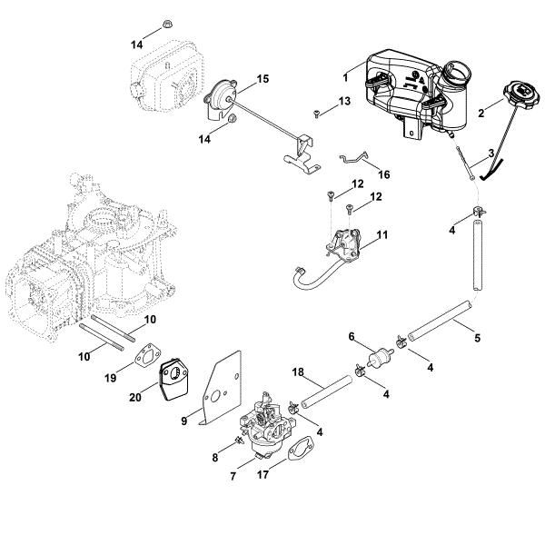 Imagem de G - Carburador, conduta do combustível XT-675 (XT675-0022)