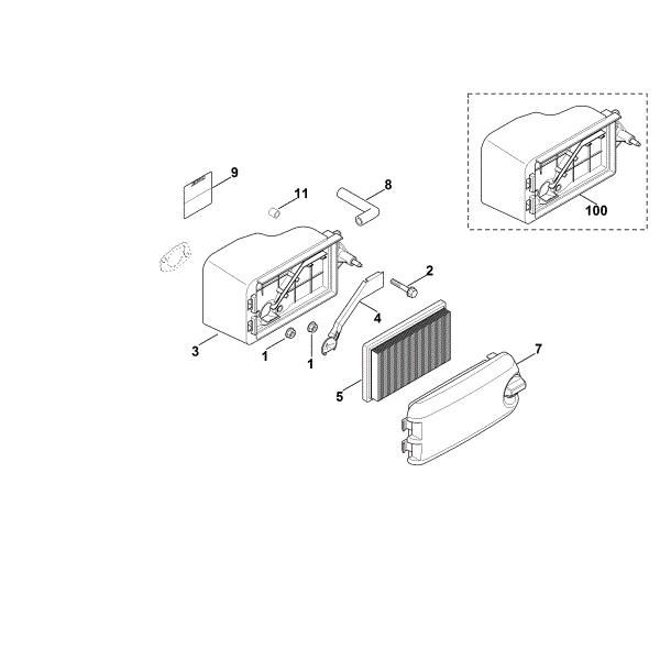 Imagem de B - Filtro de ar XT-675 (XT675-2047)