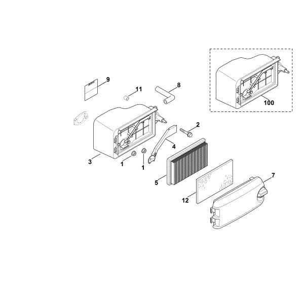 Imagem de B - Filtro de ar XT-675 (XT675-3052)