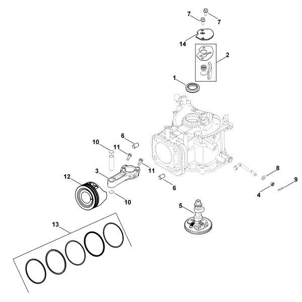 Imagem de C - Veio de excêntricos XT-675 (XT675-3052)
