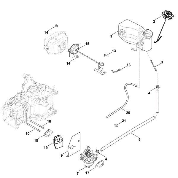 Imagem de G - Carburador, conduta do combustível XT-675 (XT675-3069)