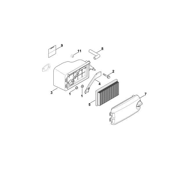 Imagem de B - Filtro de ar XT-800 (XT800-2053)