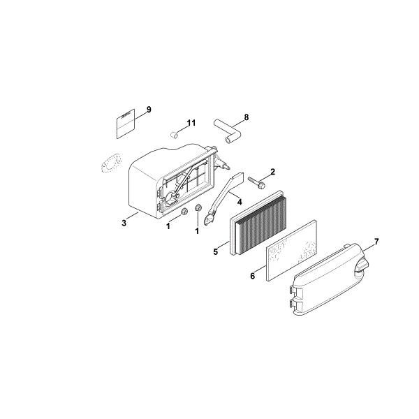 Imagem de B - Filtro de ar XT-800 (XT800-3086)