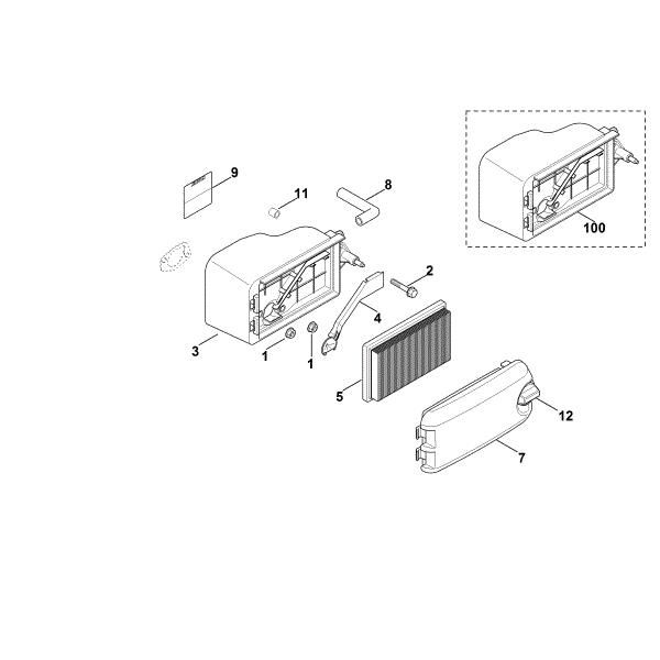 Imagem de B - Filtro de ar XT-800 (XT800-3090)