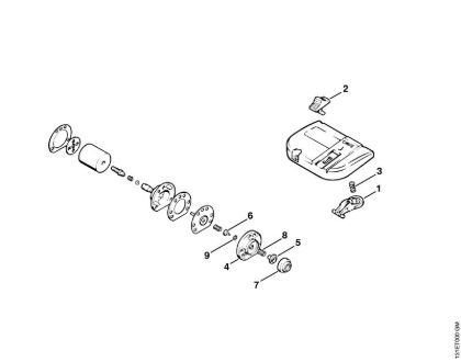 Moto-serras a gasolina (MS) 012 AVTEQ Filtro de ar, Bomba de óleo (32.88), (8.88) da marca Stihl