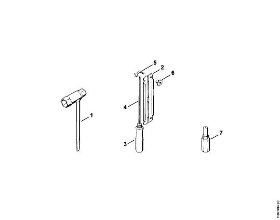 Moto-serras a gasolina (MS) 015 AVE Ferramentas, Acessórios especiais da marca Stihl