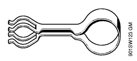 Moto-serras a gasolina (MS) 017 C Grampo da marca Stihl