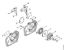 Moto-serras a gasolina (MS) 024 SW Dispositivo de arranque da marca Stihl
