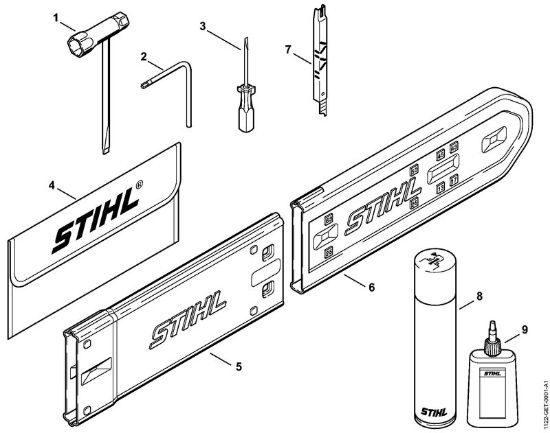 Moto-serras a gasolina (MS) 066 BR Ferramentas, Acessórios especiais da marca Stihl