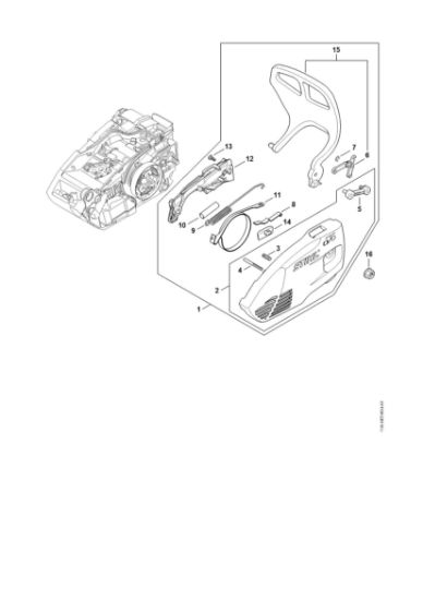 Imagem de Tampa do carreto MS 151 TC-E
