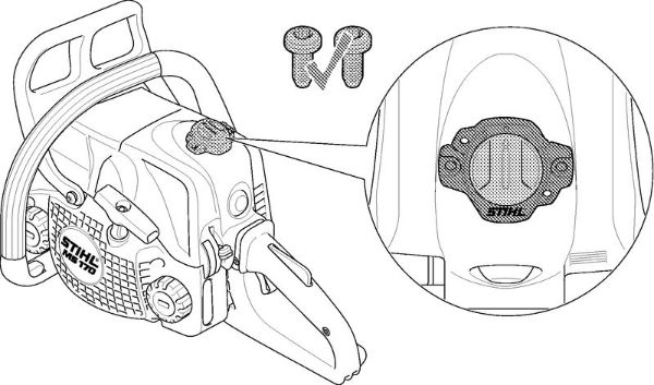 Moto-serras a gasolina (MS) MS 170-D Smart Connector da marca Stihl