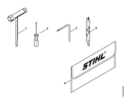 Moto-serras a gasolina (MS) MS 181 C-BE Ferramentas, Acessórios especiais da marca Stihl