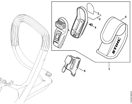 Moto-serras a gasolina (MS) MS 181 C-BE Laser 2-in-1 da marca Stihl