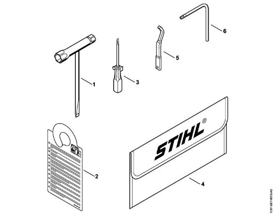 Moto-serras a gasolina (MS) MS 193 TC-E Ferramentas, Acessórios especiais da marca Stihl