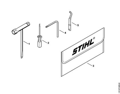 Moto-serras a gasolina (MS) MS 194 C-E Ferramentas, Acessórios especiais da marca Stihl