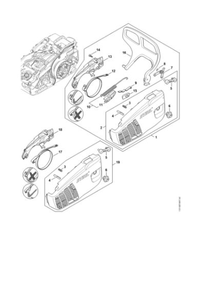 Imagem de Tampa do carreto MS 194 TC-E