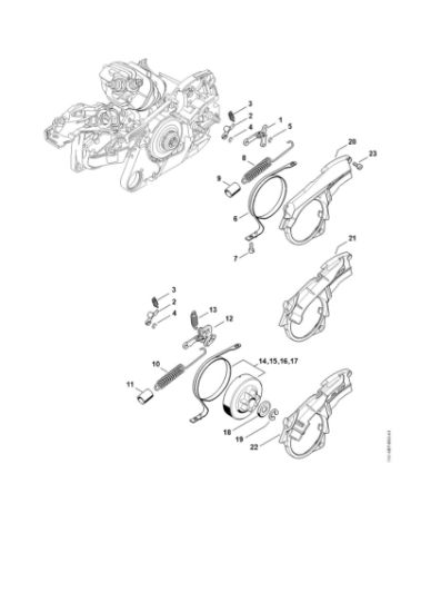 Imagem de Freio da corrente MS 261 C-Q