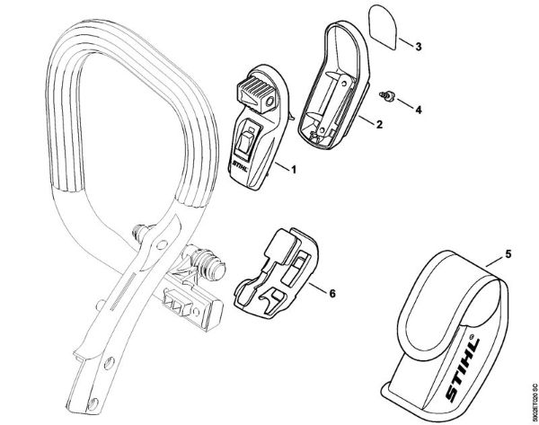 Moto-serras a gasolina (MS) MS 261 C-Q Laser 2-in-1 da marca Stihl