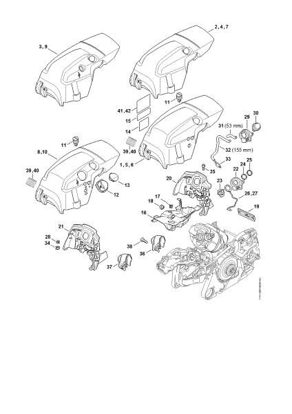 Imagem de Cobertura, Condução de ar MS 261-VW