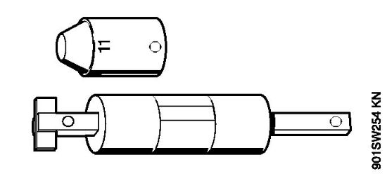 Moto-serras a gasolina (MS) MS 361 C-B Ferramenta de montagem 11 da marca Stihl