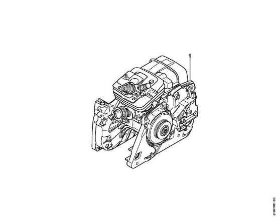 Moto-serras a gasolina (MS) MS 361 C-Q Numero da máquina da marca Stihl