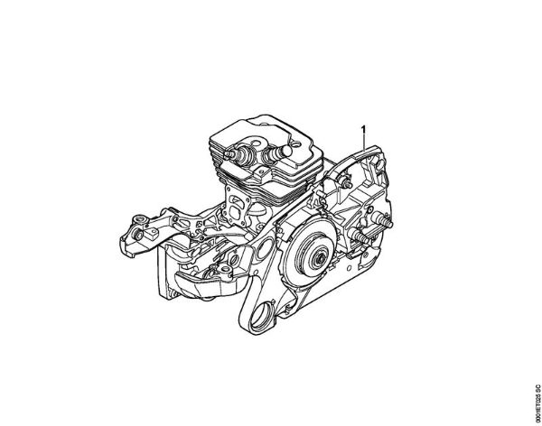 Moto-serras a gasolina (MS) MS 362 C-M VW Numero da máquina da marca Stihl