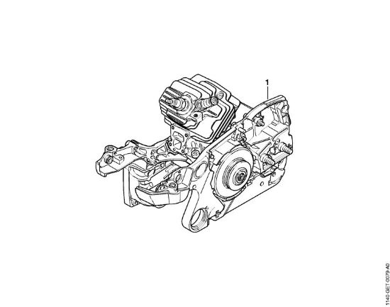 Moto-serras a gasolina (MS) MS 400 C-M Numero da máquina da marca Stihl