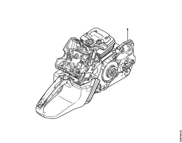 Moto-serras a gasolina (MS) MS 441 C-M W Numero da máquina da marca Stihl