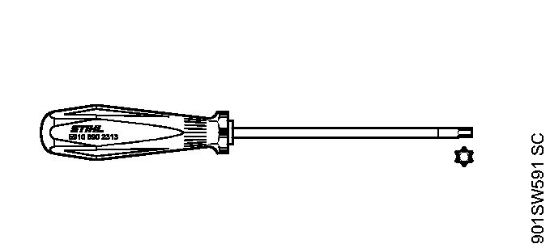Moto-serras a gasolina (MS) MS 441 C-MQ Chave de fenda T10 da marca Stihl