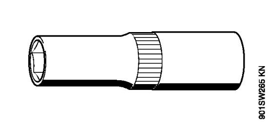 Moto-serras a gasolina (MS) MS 461-R Peça intercalada SW 13 comprida da marca Stihl