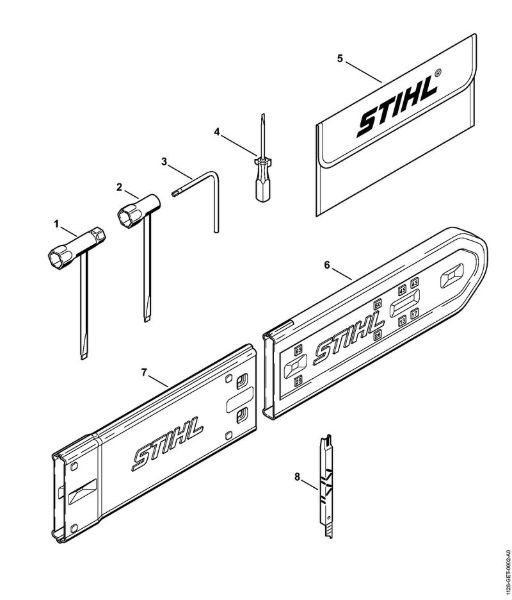 Moto-serras a gasolina (MS) MS 461-Z Ferramentas, Acessórios especiais da marca Stihl