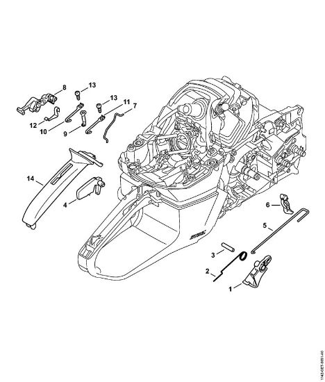Moto-serras a gasolina (MS) MS 462 Accionamento de gás da marca Stihl