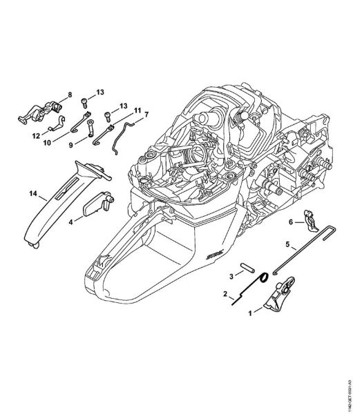 Moto-serras a gasolina (MS) MS 462 Accionamento de gás da marca Stihl