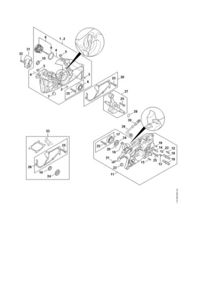 Imagem de Caixa da cambota MS 462 C-M R RettungssÃ¤ge